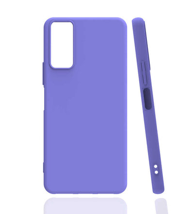 Vivo Y20 Kılıf Zore Biye Silikon Lila