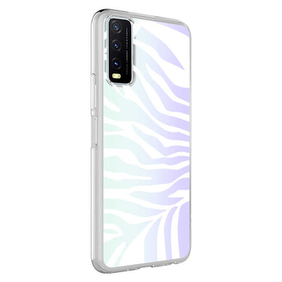 Vivo Y20 Kılıf Zore M-Blue Desenli Kapak Heart No3
