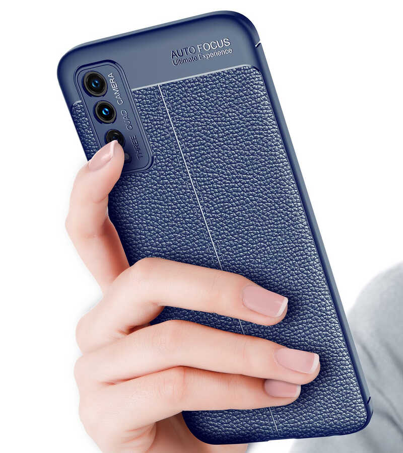 Vivo Y20 Kılıf Zore Niss Silikon Kapak Kırmızı