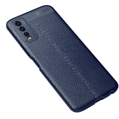 Vivo Y20 Kılıf Zore Niss Silikon Kapak Lacivert