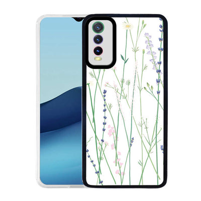 Vivo Y20S Kılıf Zore M-Fit Desenli Kapak Flower No4