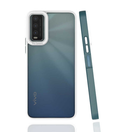 Vivo Y20S Kılıf Zore Mima Kapak Lacivert