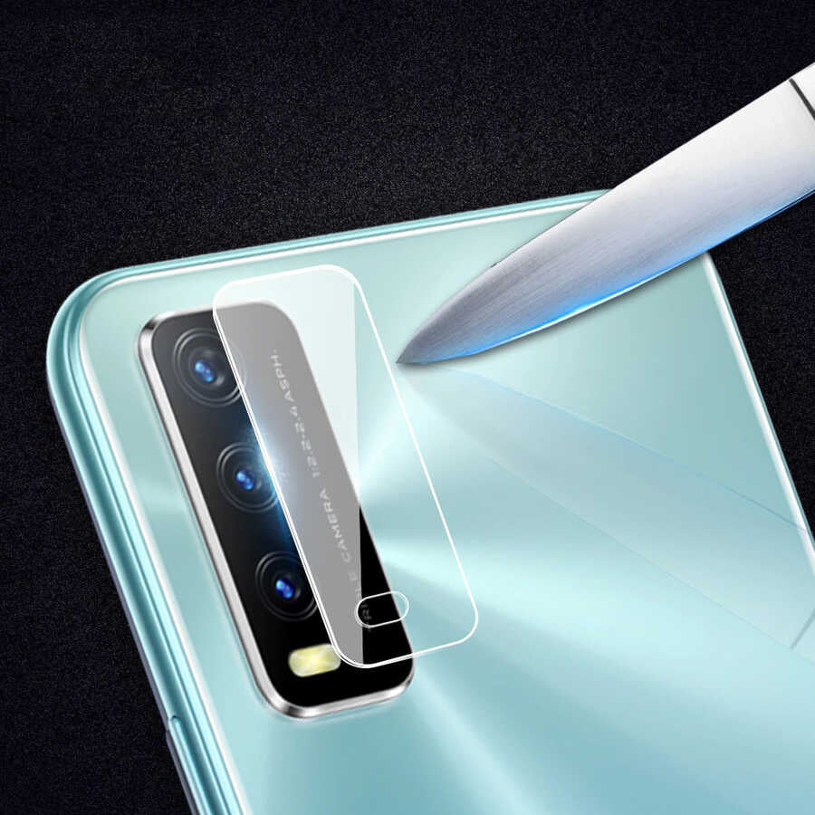 Vivo Y20S Zore Nano Kamera Koruyucu Renksiz