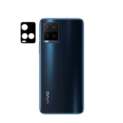 Vivo Y21S Zore 3D Kamera Camı Siyah