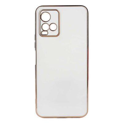 Vivo Y32 Kılıf Zore Bark Kapak Beyaz