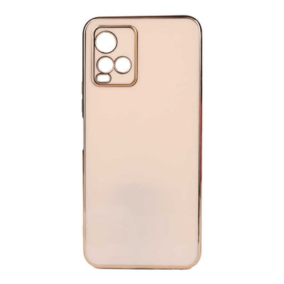 Vivo Y32 Kılıf Zore Bark Kapak Rose Gold