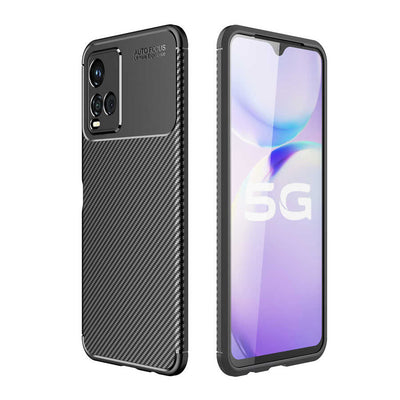 Vivo Y32 Kılıf Zore Negro Silikon Kapak Siyah