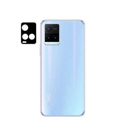 Vivo Y32 Zore 3D Kamera Camı Siyah
