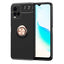Vivo Y33S Kılıf Zore Ravel Silikon Kapak Siyah-Rose Gold