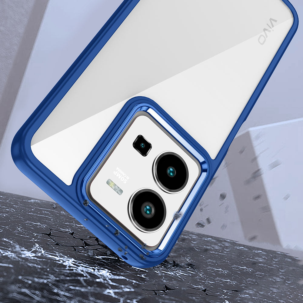 Vivo Y35 Kılıf Zore Flora Kapak Kırmızı