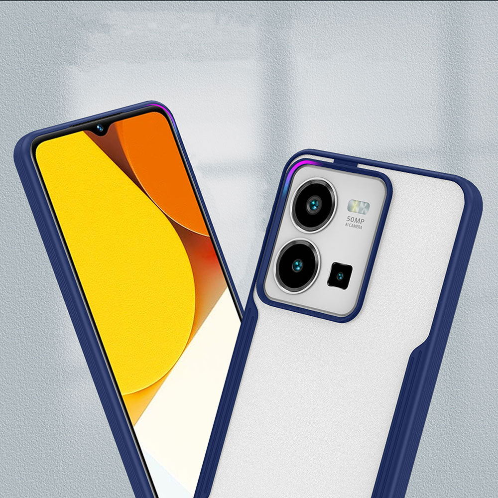 Vivo Y35 Kılıf Zore Parfe Kapak Mor