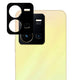 Vivo Y35S Zore 3D Kamera Camı Siyah