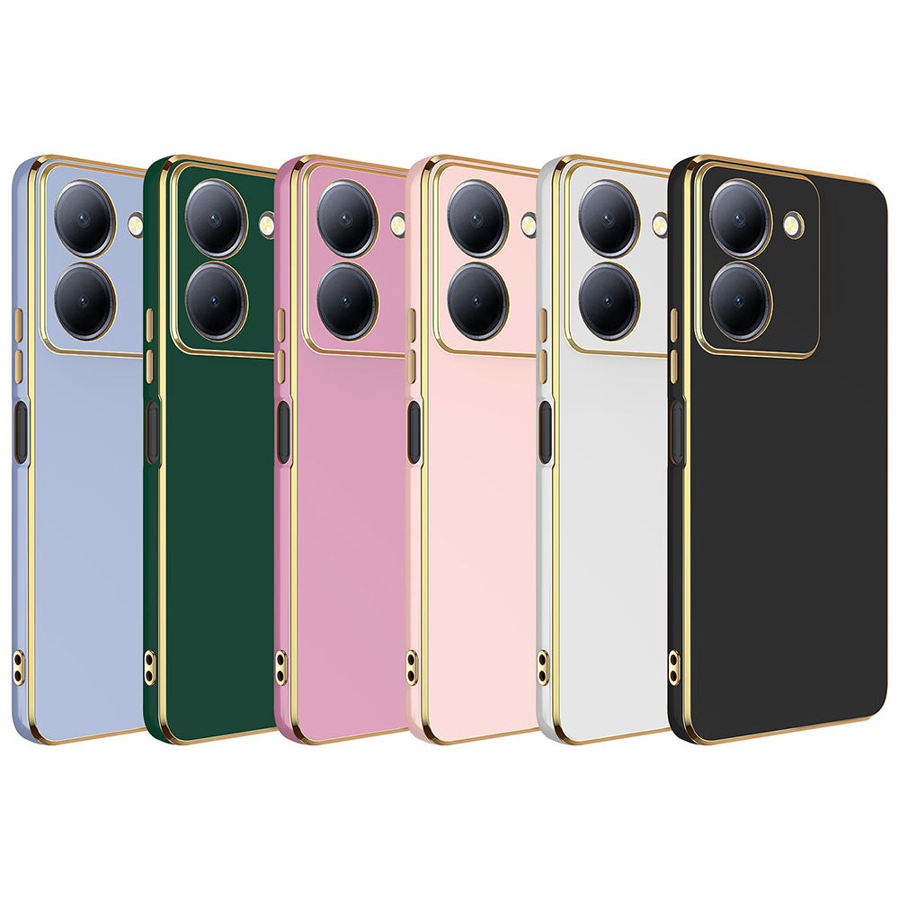 Vivo Y36 4G Kılıf Zore Bark Kapak Mor