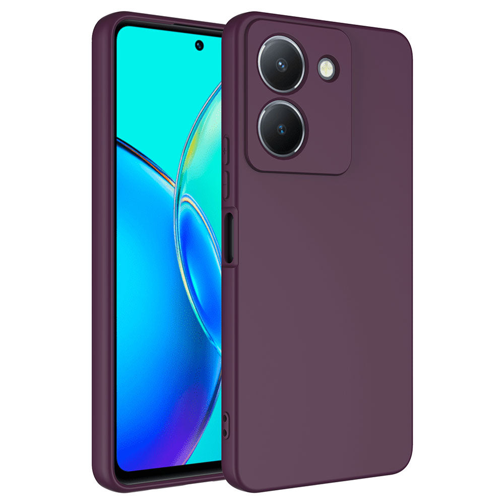 Vivo Y36 4G Kılıf Zore Mara Lansman Kapak Kırmızı