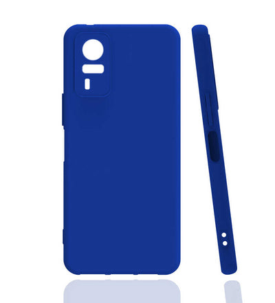 Vivo Y51 Kılıf Zore Biye Silikon Mavi