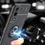 Vivo Y53S 4G Kılıf Zore Ravel Silikon Kapak Siyah-Kırmızı