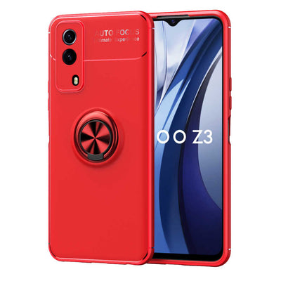 Vivo Y53S 4G Kılıf Zore Ravel Silikon Kapak Kırmızı