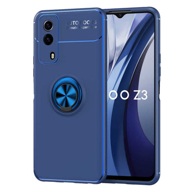 Vivo Y53S 4G Kılıf Zore Ravel Silikon Kapak Mavi