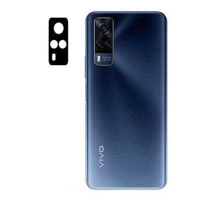 Vivo Y53S 4G Zore 3D Kamera Camı Siyah