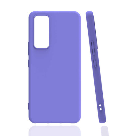 Vivo Y70 Kılıf Zore Biye Silikon Lila