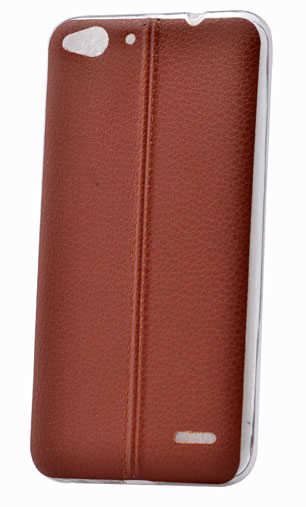 Vodafone Smart 6 Kılıf Zore Epix Silikon Kahverengi