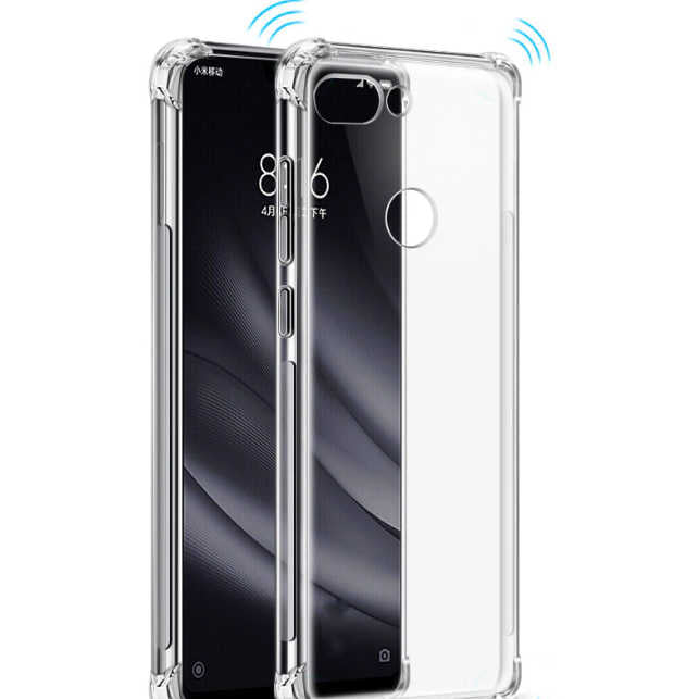 Xaiomi Mi 8 Lite Kılıf Zore Nitro Anti Shock Silikon Renksiz