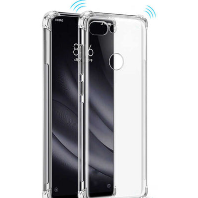 Xaiomi Mi 8 Lite Kılıf Zore Nitro Anti Shock Silikon Renksiz
