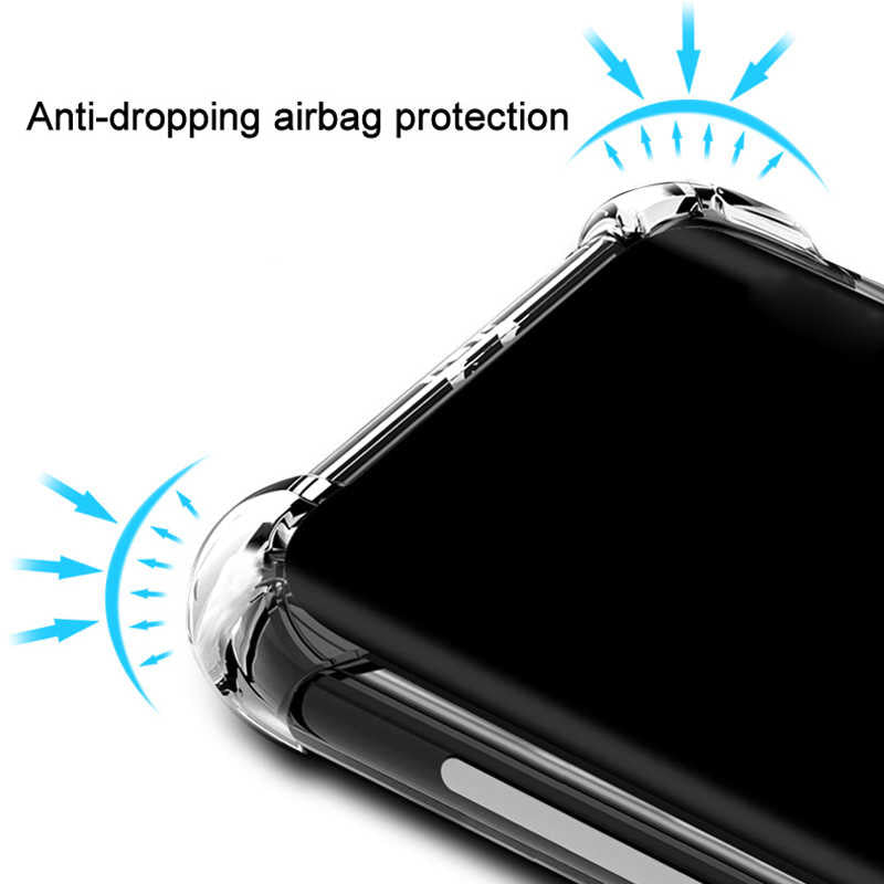 Xaiomi Mi 8 Lite Kılıf Zore Nitro Anti Shock Silikon Renksiz