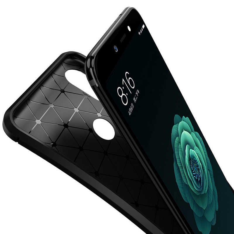 Xiaom Redmi Note 5 Pro Kılıf Zore Negro Silikon Kapak Kahverengi