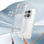 Xiaomi 14T Kılıf Airbagli Takılabilir Askı Aparatlı Zore Snap Silikon Kapak Şeffaf