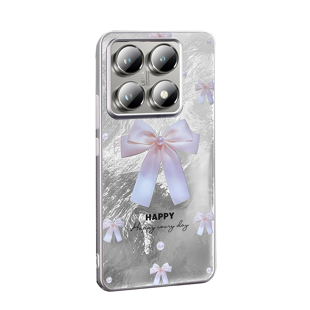 Xiaomi 14T Pro Kılıf Desenli Zore Mep Kapak Gold Leopar