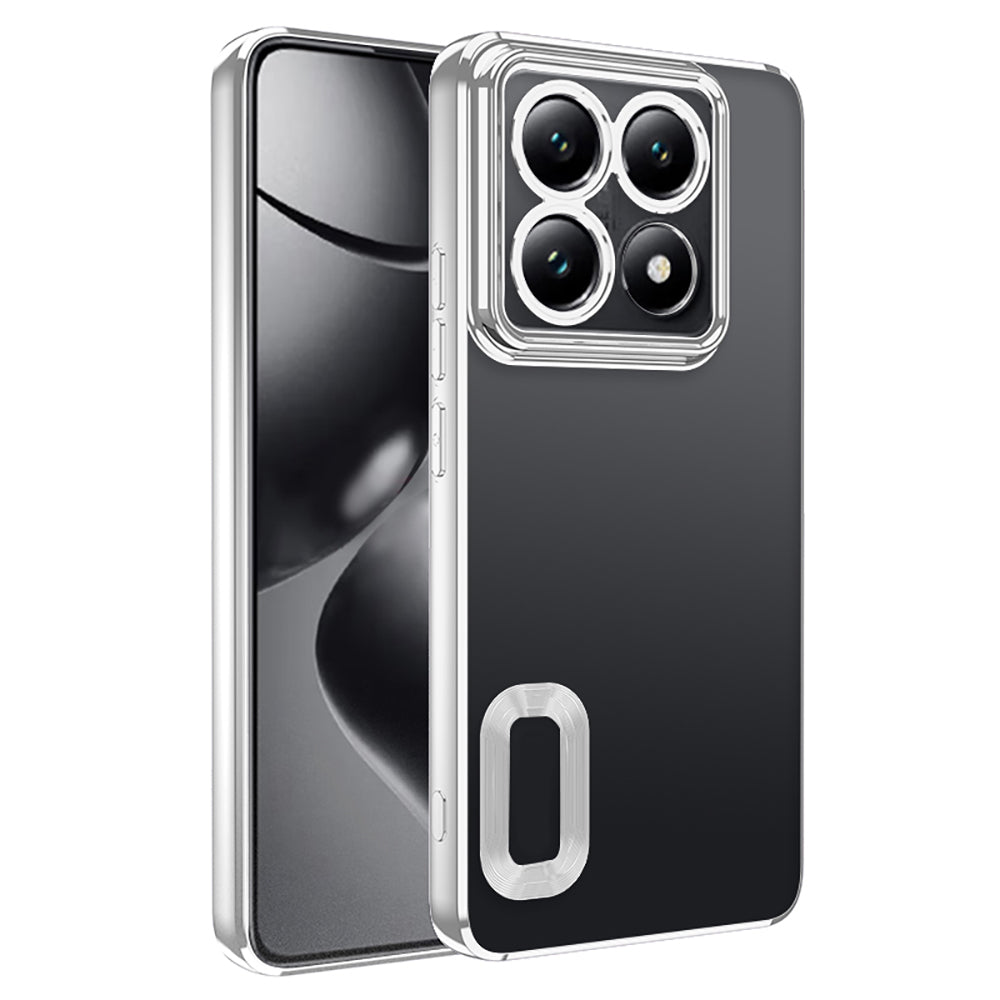 Xiaomi 14T Pro Kılıf Kamera Korumalı Logo Gösteren Zore Omega Kapak Derin Mor