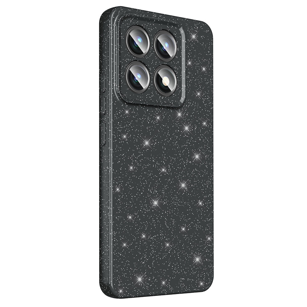 Xiaomi 14T Pro Kılıf Kamera Korumalı Simli Lüks Zore Koton Kapak Açık Pembe