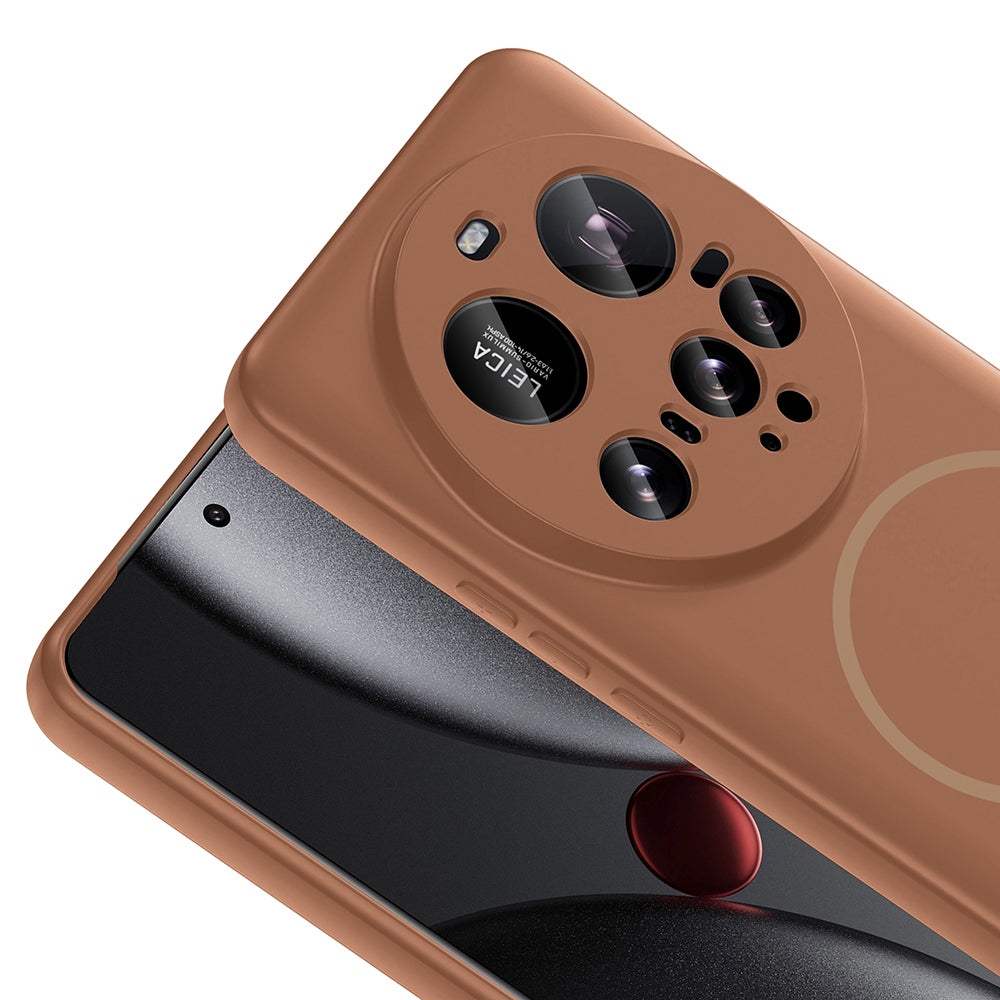 Xiaomi 15 Ultra Kılıf M-safe Şarj Özellikli Zore Meta Kapak Mürdüm