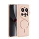 Xiaomi 15 Ultra Kılıf M-safe Şarj Özellikli Zore Meta Kapak Rose Pembe