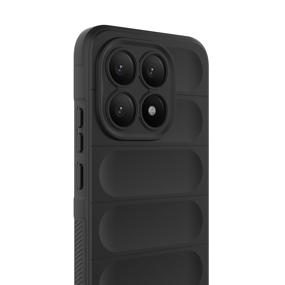 Xiaomi 15T Kılıf Esnek TPU Oyuklu Arka Yüzey Tasarımlı Zore Etnik Silikon Kapak Lacivert