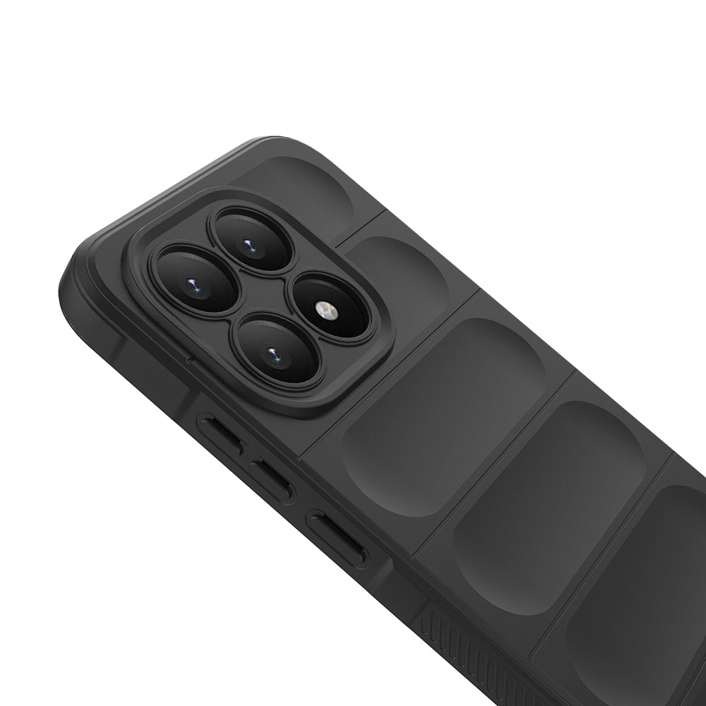 Xiaomi 15T Kılıf Esnek TPU Oyuklu Arka Yüzey Tasarımlı Zore Etnik Silikon Kapak Lacivert