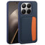Xiaomi 15T Kılıf Kartlıklı Zore X-Kart Silikon Kapak Koyu Gri