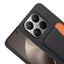Xiaomi 15T Kılıf Kartlıklı Zore X-Kart Silikon Kapak Kahverengi