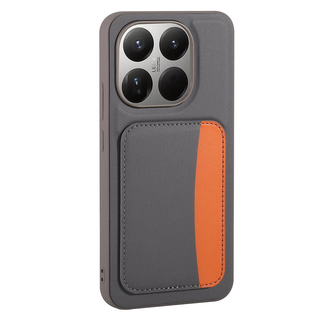 Xiaomi 15T Kılıf Kartlıklı Zore X-Kart Silikon Kapak Siyah