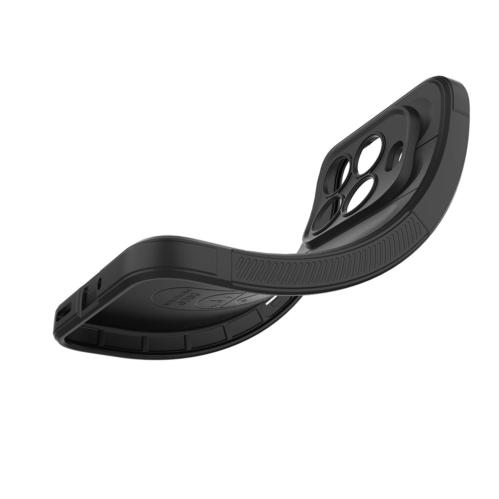 Xiaomi 15T Pro Kılıf Esnek TPU Oyuklu Arka Yüzey Tasarımlı Zore Etnik Silikon Kapak Siyah