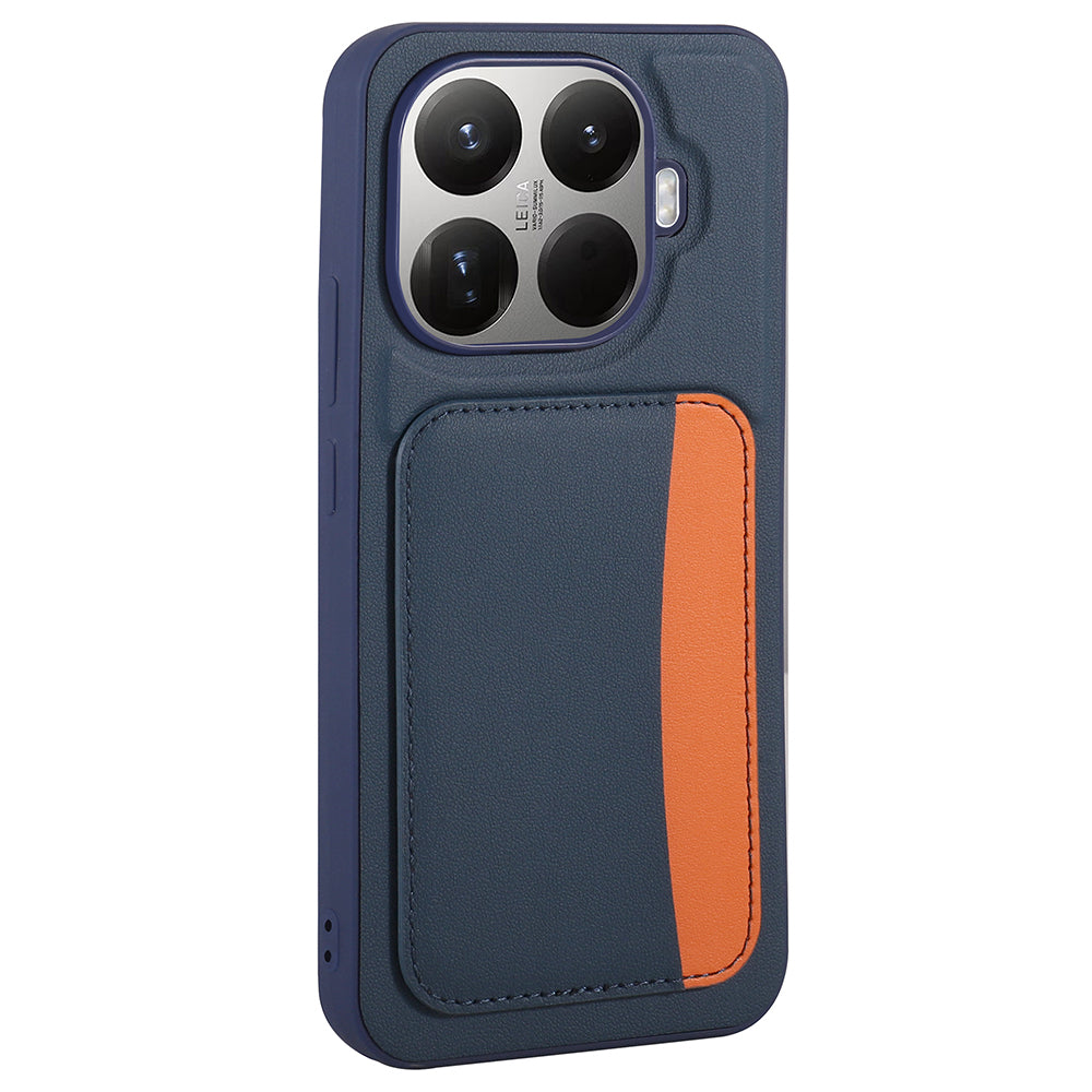 Xiaomi 15T Pro Kılıf Kartlıklı Zore X-Kart Silikon Kapak Koyu Gri