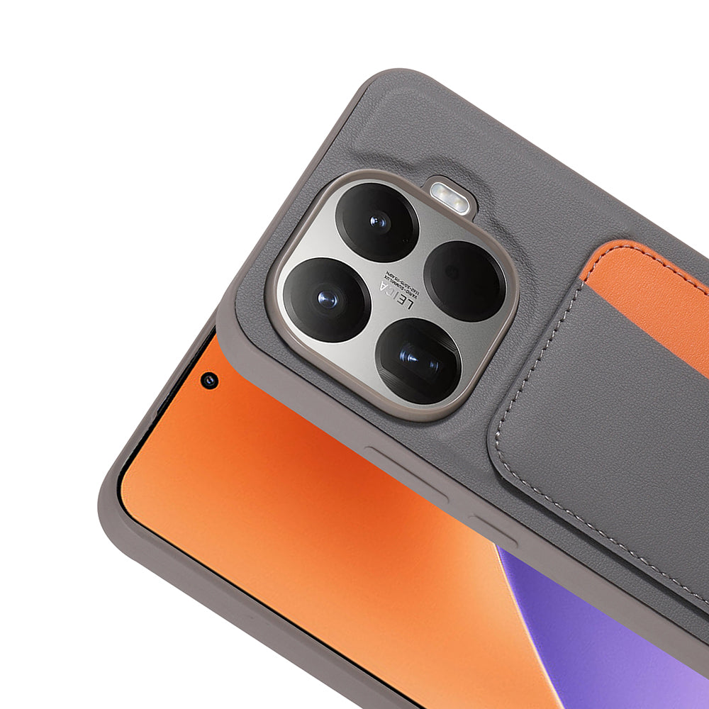 Xiaomi 15T Pro Kılıf Kartlıklı Zore X-Kart Silikon Kapak Siyah
