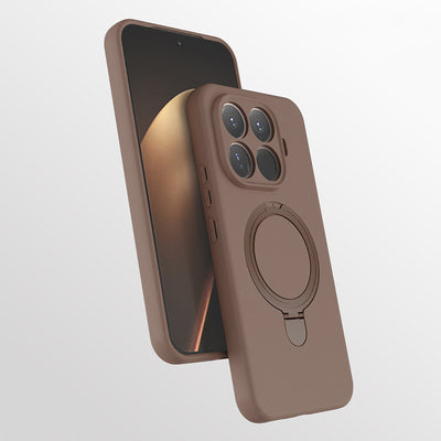 Xiaomi 15T Pro Kılıf M-safe Şarj Özellikli Standlı Zore Samara Kapak Lacivert