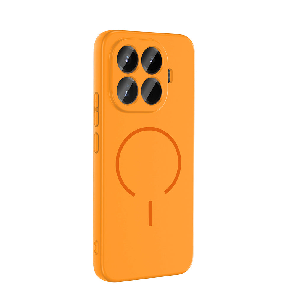 Xiaomi 15T Pro Kılıf M-safe Şarj Özellikli Zore Meta Kapak Rose Pembe
