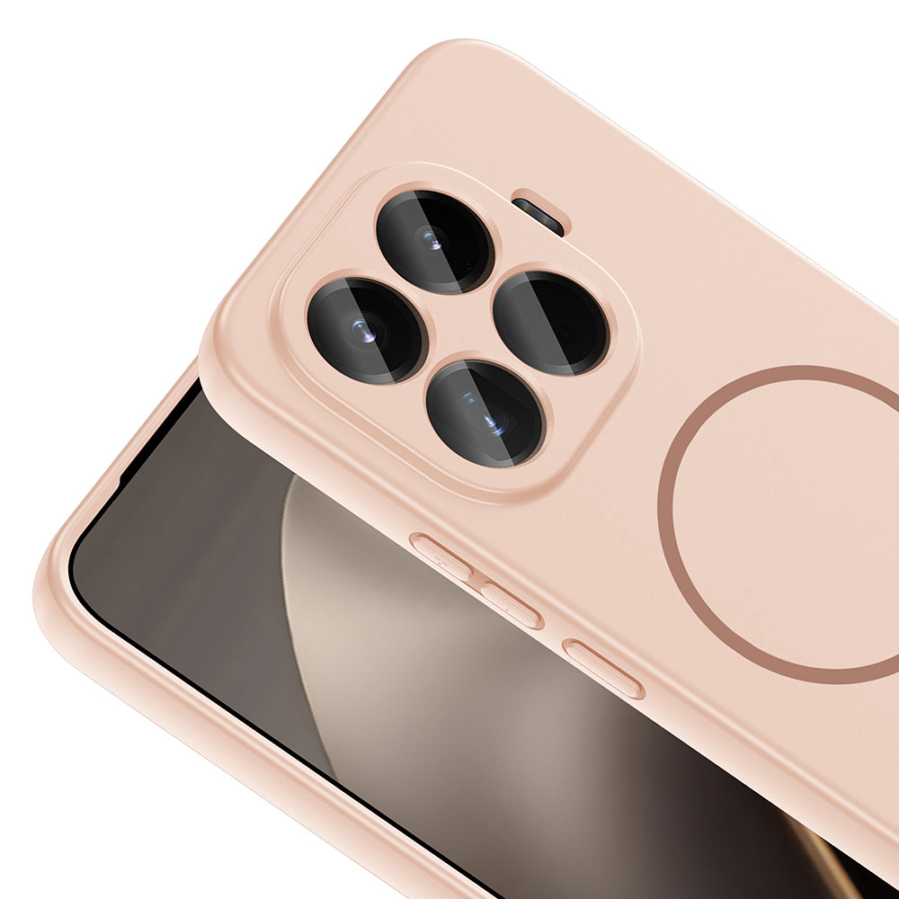 Xiaomi 15T Pro Kılıf M-safe Şarj Özellikli Zore Meta Kapak Turuncu