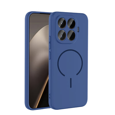 Xiaomi 15T Pro Kılıf M-safe Şarj Özellikli Zore Meta Kapak Lacivert