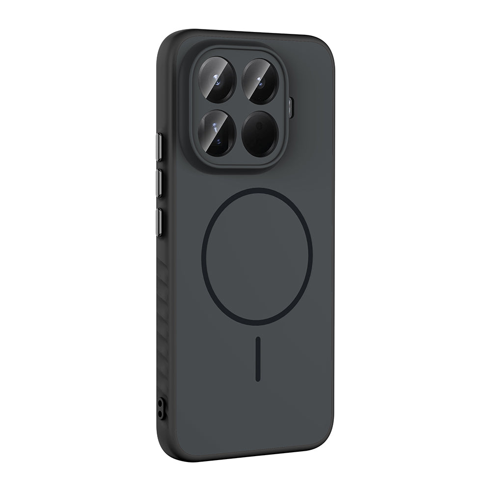 Xiaomi 15T Pro Kılıf M-safe Şarj Özellikli Zore Tea Kapak Siyah