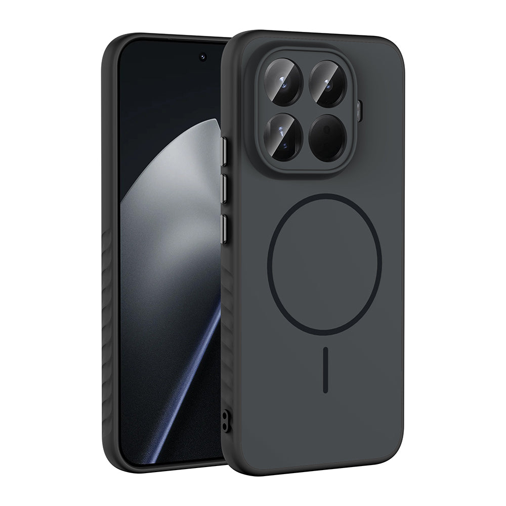 Xiaomi 15T Pro Kılıf M-safe Şarj Özellikli Zore Tea Kapak Siyah