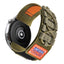 Xiaomi Amazfit Pace Zore KRD-112 22mm Orbital Örgülü Halat Tasarımlı Naylon Kumaş Hasır Kordon Mavi